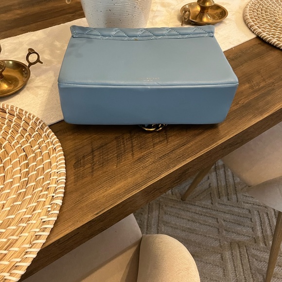 Kurt Geiger Light Blue Quilted Shoulder Bag - Picture 12 of 16